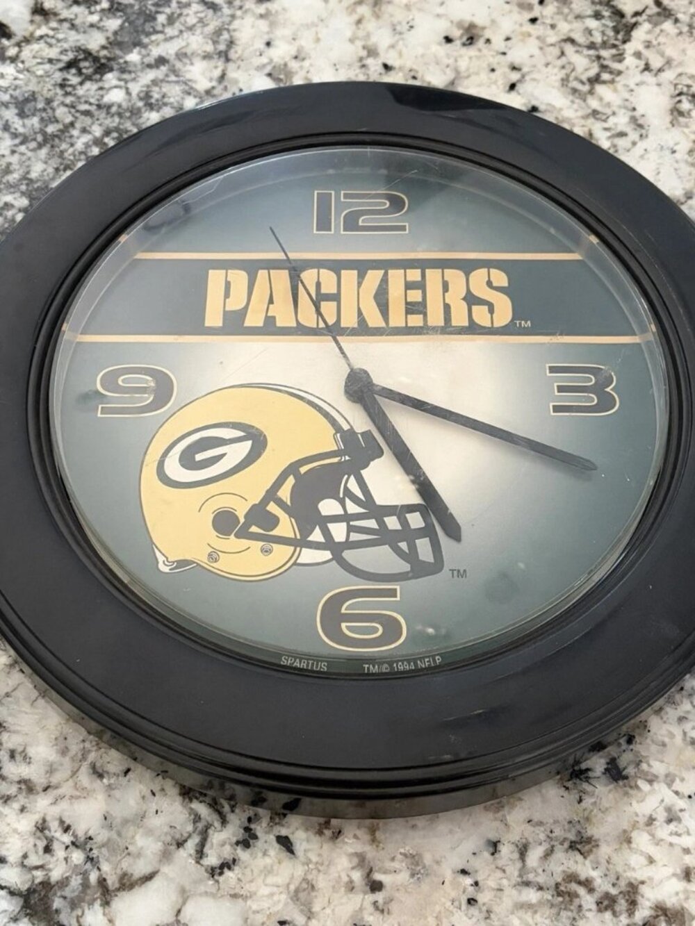 Vintage Packers Clock 1994 Tested Working